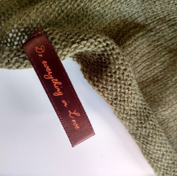 Olive Green Infinity Scarf - Picture 2 of 5